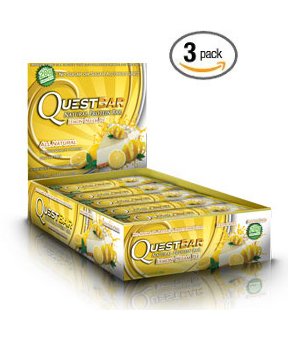 Quest Protein Bar Bundle, Lemon Cream Pie, 12 Count Boxes, 3 Pack On Sale