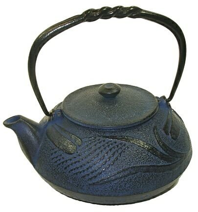 Blue Dragonfly Tetsubin Tea Pot Blue Dragonfly Tetsubin Tea Pot