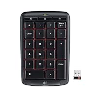 Logitech Cordless Number Pad - Wireless Numeric Keypad for All Sony VAIO VGN and VPC Laptop, Notebook, Netbook or Desktop Computers