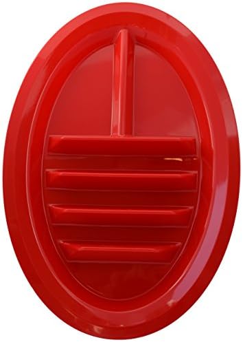 Taco Plate Set of 4 (Red)