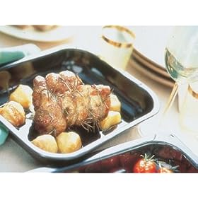 Prestige RoastMaster Vitreous Enamel Oven Roaster, Small, 28 cm x 23 cm