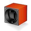 Swiss Kubik Single Watch Winder - Orange Anodized Aluminum
