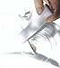 1 Inch White Velvet Ribbon. Huge 25 Yards Roll.Single Face Spool by Drency Ribbons