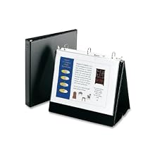 Avery Easel Presentation Binder with Round Ring, Black Vinyl (12880)