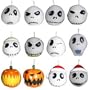 Neca Nightmare Before Christmas "12 Jack Heads" Candle Set