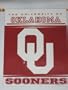 OKLAHOMA SOONERS Team Logo Weather Resistant 27" by 37" VERTICAL FLAG (Indoor & Outdoor)
