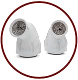 Gnome Hoodies Hex White Salt and pepper shakers