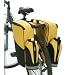 Picnic Plus Tandem Yellow Bike Saddle Tote For Two 15x10-in.