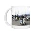 Group of Mods on their Scooters at Mudeford 2008 Photo Mugs