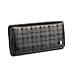 Designer Anthoni Crown Portemonnaie en cuir femme noire