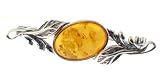 Lemon Baltic Amber Brooch