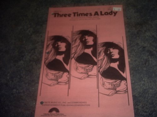 Three Times a Lady Sheet Music 1978