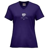 Nike Kansas State Wildcats Purple Ladies Classic Logo T-shirt