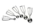Kitchen Craft Deluxe Stainless Steel Ice Cream Scoop 62mm
