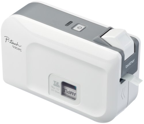 Brother P-Touch 1230PC - Label printer - B/W - thermal transfer - Roll (1.2 cm) - 180 dpi - up to 10 mm/sec - capacity: 1 rolls - USB
