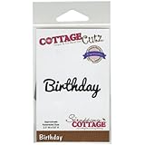 CottageCutz Expressions Die Cuts, 2.3 by 0.8-Inch, Birthday