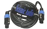 Pair of Speakon to Speakon Speaker Cables - 20 Feet