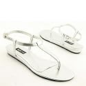 STYLE & CO Persia New Sandals Thongs Silver Womens