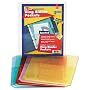 Poly Pockets for Ring Binders, Letter, Assorted Colors, 5/Pack CRD84007