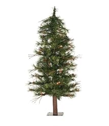 3' Mixed Country Pine Alpine Artificial Christmas Tree - Unlit