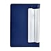 FanTEK Lenovo Yoga Tablet 10 B8000 HD+ B8080 10.1-Inch Case - PU Leather Auto Sleep Wake Magnetic Smart Cover (Dark Blue)
