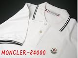 ★ＭＯＮＣＬＥＲ　モンクレール☆半袖<strong>ポロシャツ</strong>（Ｌ）ホワイトN84000