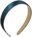 Trimweaver 1-Piece 25mm Satin Covered Headband, 1-Inch, Teal