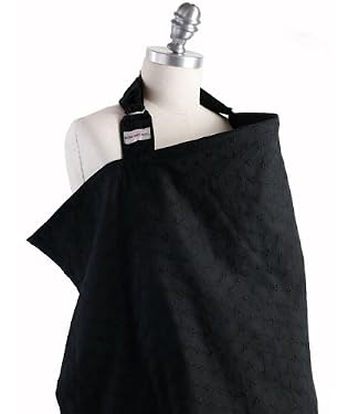 Bebe Au Lait Nursing Cover - Black 