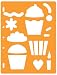 Fiskars 01-005265 Shape Template, Cupcakes & More