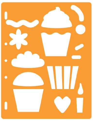 Fiskars 01-005265 Shape Template, Cupcakes & 