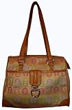 Women’s Etienne Aigner Purse Handbag A Logo Collection Multi/Camel Review