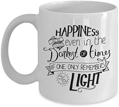 Cool Coffee Mugs - Harry Potter-Happiness Can Be Found Even In The Darkest Funny,Unique, Awesome, Cute Coffee Mugs - Birthday Gifts - Gift for Sister,Brother, Men,Husband, Mom, Friends, Humorous Mugs