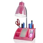 iHome iHL24-Pink Colortunes Desk Organizer Speaker Lamp with iPod Player Compartment, Pink