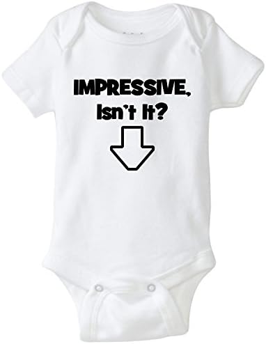 Impressive, Isn't It? funny baby creeper bodysuit snapsuit (0-3 Months)