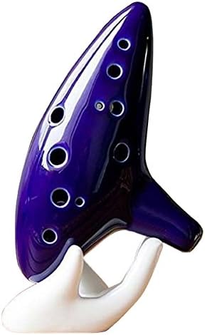 Adreamcity 12 Hole Ocarina Ceramic Alto C Legend of Zelda Zelda Ocarina Flute Blue
