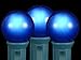 Novelty Lights, Inc. G30-BL Globe Outdoor Patio Party Christmas Replacement Bulbs, Blue, 25 Pack