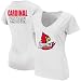 NCAA Louisville Cardinals Ladies Cardinal Nation T-Shirt - White