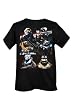 Halo Reach Noble Team Boxes Spartan Men's T-shirt, Black