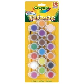 Crayola 18 Washable Kids Paint (88.7ml)