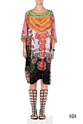 Paisley Crystals Crystal Short Georgette Tunic 