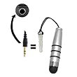 Accessory Master- blanc pack de prise stylet t�l�phone portable pour Samsung wave 3 S8600