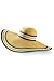 Striped Floppy Sun Hat (ONESIZE KHAKI-MULTI)
