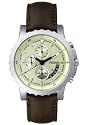Fossil Men's Chronograph Brown Leather Watch #FS4456