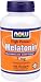 NOW Foods Melatonin 5mg Vcaps, 180 Capsules
