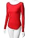 Doublju Womens Long Sleeve Waffle Knit Thermal Top
