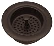 Oil Rubbed Bronze Kitchen Sink Basket Strainer Stopper Drain Plug