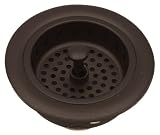 Oil Rubbed Bronze Kitchen Sink Basket Strainer Stopper Drain Plug