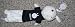 Metoo Pencil Pen Bag Cosmetic Makeup Case - Black
