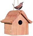 Perky Pet 50301 Wren Home Cedar Birdhouse