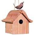 Perky Pet 50301 Wren Home Cedar Birdhouse